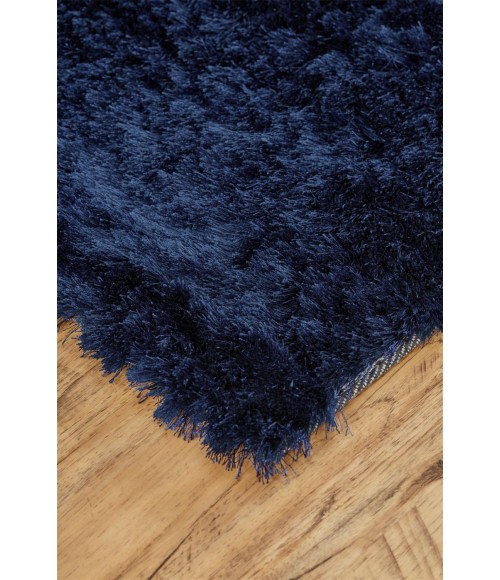 Feizy INDOCHINE 4550F IN DARK BLUE 3' 6" x 5' 6" Area Rug