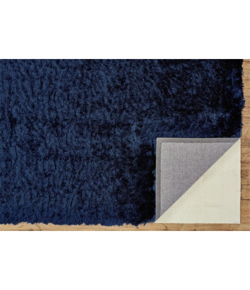 Feizy INDOCHINE 4550F IN DARK BLUE 3' 6" x 5' 6" Area Rug