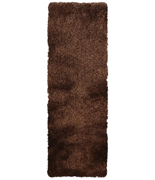 Feizy INDOCHINE 4550F IN DARK BROWN 2' X 3' 4" Area Rug