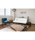 Feizy INDOCHINE 4550F IN LIGHT BROWN 10' X 10' Round Area Rug