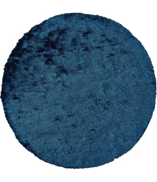 Feizy INDOCHINE 4550F IN TEAL 10' X 10' Round Area Rug