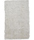 Feizy INDOCHINE 4550F IN WHITE 10' X 10' Round Area Rug