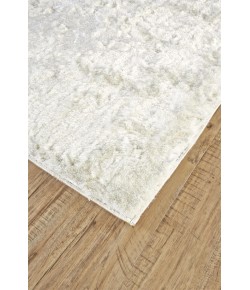 Feizy Indochine 4550F WHITE Area Rug 10 ft. Round