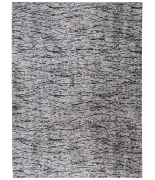 Feizy Sonora GRAY/CHARCOAL SNR39NXF 6 ft. 7 in. X 9 ft. 6 in. Rectangle Rug