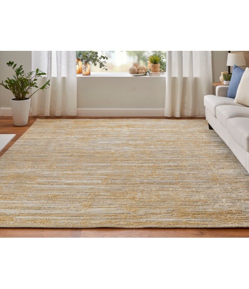 Feizy Eastfield GOLD/IVORY EAS69FQF 4 ft. X 6 ft. Rectangle Rug