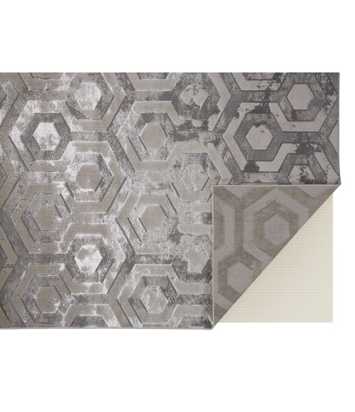 Feizy Micah BEIGE/GRAY Rug 6943046F 5 ft. X 7 ft. Rectangle - Rugs Town Feizy Micah BEIGE/GRAY 6943046F 5 ft. X 7 ft. Rectangle Rug