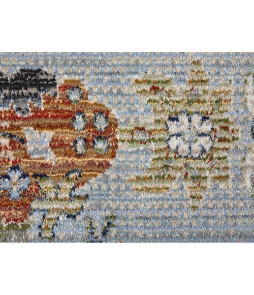 Feizy Melrose BLUE/MULTI Rug MEL39P4F 2 ft. 6 in. X 7 ft. 3 in. Rectangle - Rugs Town Feizy Melrose BLUE/MULTI MEL39P4F 2 ft. 6 in. X 7 ft. 3 in. Rectangle Rug
