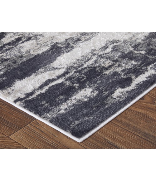 Feizy Prasad IVORY/CHARCOAL Rug 67039N9F 1 ft. 8 in. X 2 ft. 10 in. Rectangle - Rugs Town Feizy Prasad IVORY/CHARCOAL 67039N9F 1 ft. 8 in. X 2 ft. 10 in. Rectangle Rug