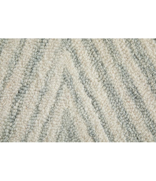 Feizy Wallace Gray/Ivory WAL8A41F 2 ft. X 3 ft. Rect. Rug