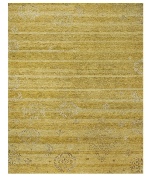 Feizy QUING 6064F IN YELLOW 5' 6" x 8' 6" Area Rug