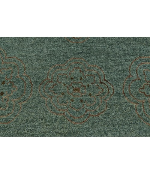 QUING Rug Feizy QUING 6065F IN TEAL 5' 6" x 8' 6" Area Rug