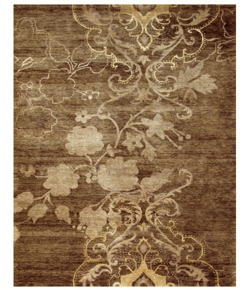 Feizy QUING 6067F IN BROWN 5' 6" x 8' 6" Area Rug