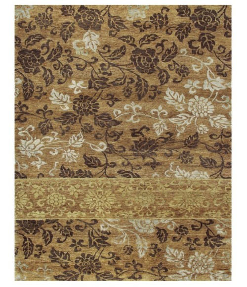 Feizy QUING 6069F IN GOLD 5' 6" x 8' 6" Area Rug