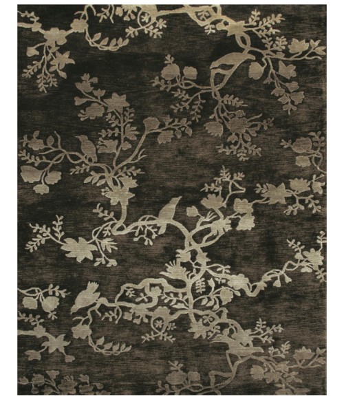 Feizy BODHI 6033F IN CHARCOAL 7' 9" x 9' 9" Area Rug