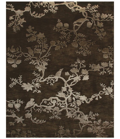 Feizy BODHI 6033F IN CHOCOLATE 7' 9" x 9' 9" Area Rug