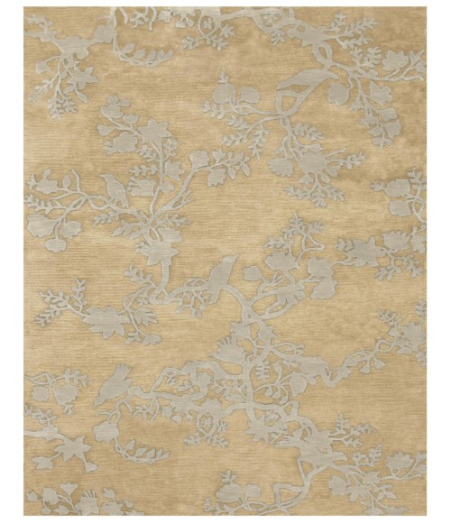 Feizy BODHI 6033F IN LIGHT GOLD 5' 6" x 8' 6" Area Rug