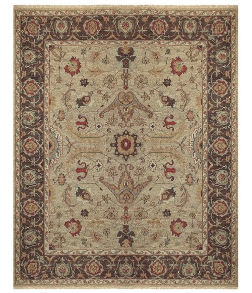 GOSHEN Rug Feizy GOSHEN 0637F IN GOLD/BROWN 2' x 3' Sample Area Rug