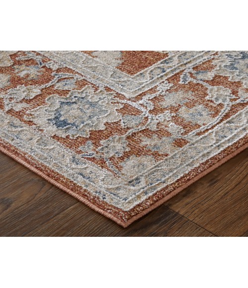 Feizy Pasha TERRACOTTA/IVORY PAS39M7F 2 ft. X 3 ft. Rectangle Rug