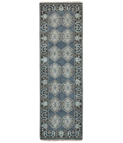 Feizy Ustad 6111F DARK BLUE/GRAY Area Rug 8 ft. 6 X 11 ft. 6 Rectangle