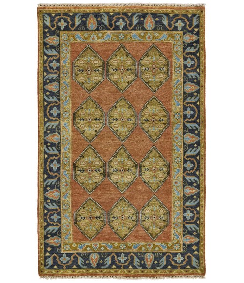 USTAD Rug Feizy USTAD 6111F IN RUST/CHARCOAL 7' 9" x 9' 9" Area Rug
