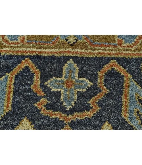 USTAD Rug Feizy USTAD 6111F IN RUST/CHARCOAL 7' 9" x 9' 9" Area Rug