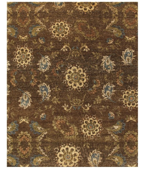 Feizy AMZAD 6113F IN BROWN 2' 6" x 8' Runner Area Rug