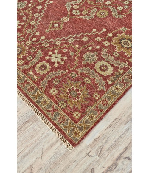 Feizy ASHI 6128F IN RUST 2' x 3' Sample Area Rug