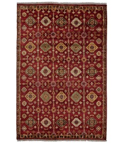 Feizy Ashi 6129F RED Area Rug 2 ft. X 3 ft.