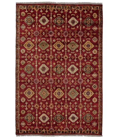 Feizy ASHI 6129F IN RED 2' x 3' Sample Area Rug