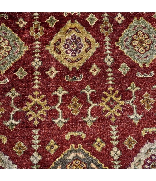 Feizy ASHI 6129F IN RED 2' x 3' Sample Area Rug