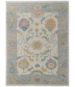 Feizy Karina IVORY/GRAY 90969G9F 5 ft. 6 in. X 8 ft. 6 in. Rectangle Rug