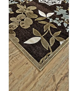 Feizy Saphir Mah 3111F DARK CHOCOLATE/SAGE Area Rug 2 ft. 6 X 8 ft. Rectangle