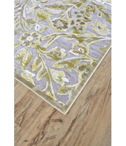 Feizy Saphir Mah 3465F PEWTER/DARK GREEN Area Rug 2 ft. 2 X 4 ft. Rectangle
