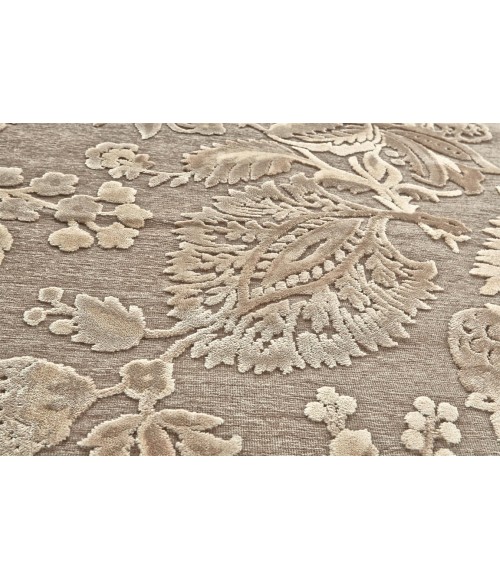 SAPHIR ZAM Rug Feizy SAPHIR ZAM 3112F IN PEWTER/GRAY 7' 6" X 10' 6" Area Rug