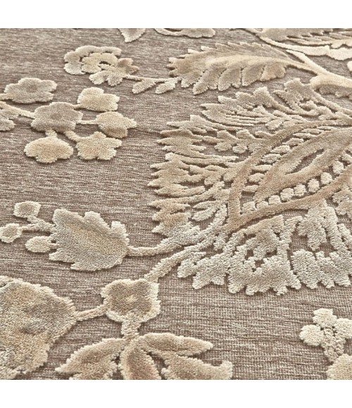 SAPHIR ZAM Rug Feizy SAPHIR ZAM 3112F IN PEWTER/GRAY 7' 6" X 10' 6" Area Rug
