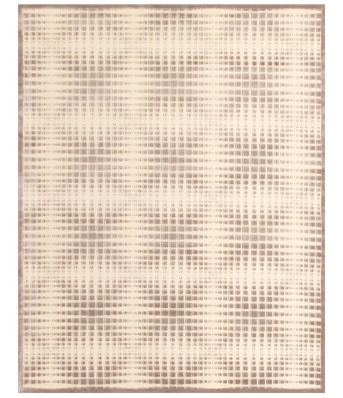 Feizy SAPHIR ZAM 3116F IN CREAM/GRAY 2' 2" x 4' Area Rug