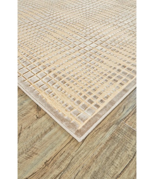 SAPHIR ZAM Rug Feizy SAPHIR ZAM 3116F IN CREAM/GRAY 2' 2" x 4' Area Rug