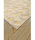 SAPHIR ZAM Rug Feizy SAPHIR ZAM 3253F IN CREAM/SILVER 2' 2" x 4' Area Rug
