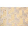 SAPHIR ZAM Rug Feizy SAPHIR ZAM 3253F IN CREAM/SILVER 2' 2" x 4' Area Rug