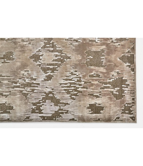 Feizy SAPHIR ZAM 3987F IN PEWTER/GRAY 1' 9" X 2' 10" Sample Area Rug