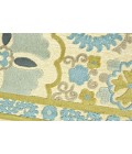 SAPHIR CABO Rug Feizy SAPHIR CABO 3186F IN CREAM/AQUA 5' 3" X 7' 6" Area Rug