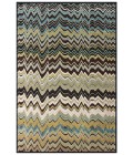 SAPHIR CABO Rug Feizy SAPHIR CABO 3191F IN DARK CHOCOLATE/AQUA 5' 3" X 7' 6" Area Rug