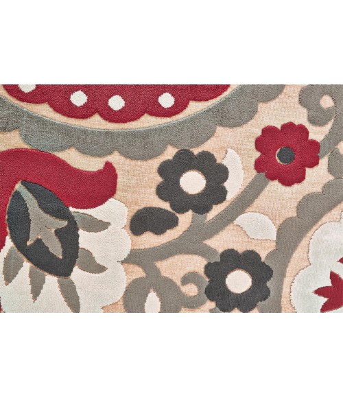 SAPHIR OBZEED Rug Feizy SAPHIR OBZEED 3272F IN CREAM/NUTMEG 2' 6" x 8' Runner Area Rug