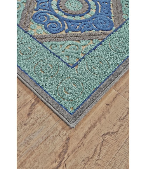 SAPHIR CALLO Rug Feizy SAPHIR CALLO 3256F IN CREAM/DARK GRAY 5' 3" X 7' 6" Area Rug