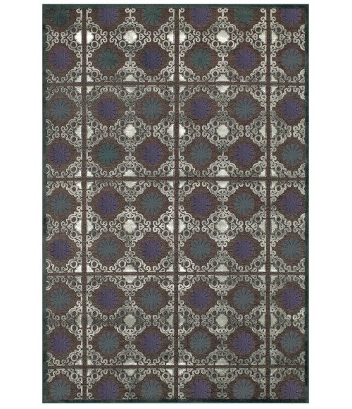 SAPHIR CALLO Rug Feizy SAPHIR CALLO 3258F IN DARK GRAY/CHARCOAL 5' 3" X 7' 6" Area Rug
