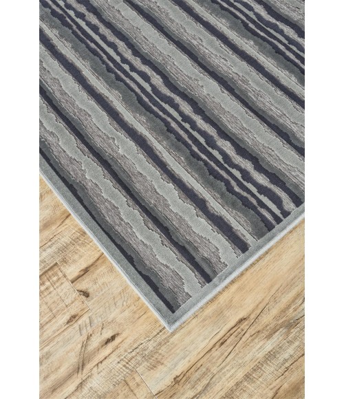 SAPHIR CALLO Rug Feizy SAPHIR CALLO 3260F IN GRAY/SILVER 2' 2" x 4' Area Rug