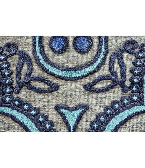 SAPHIR CALLO Rug Feizy SAPHIR CALLO 3262F IN GRAY/CHARCOAL 2' 2" x 4' Area Rug
