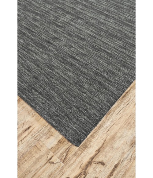 Feizy LUNA 8049F IN CHARCOAL 2' 6" x 8' Runner Area Rug