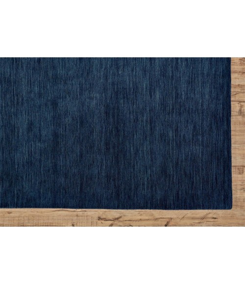 Feizy LUNA 8049F IN DARK BLUE 2' 6" x 8' Runner Area Rug