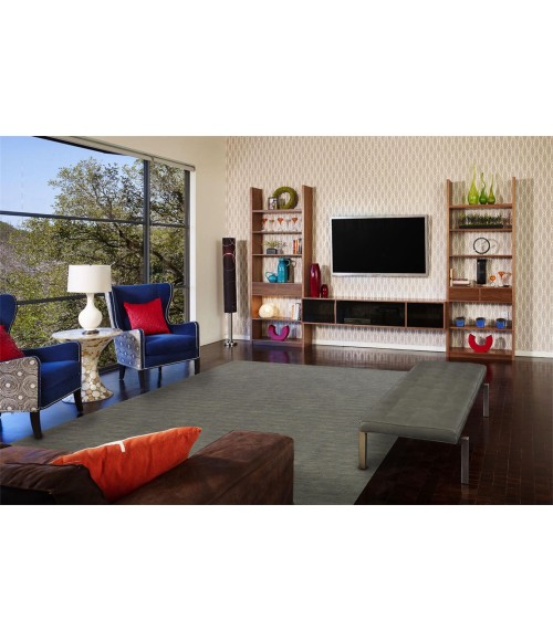 Feizy LUNA 8049F IN LIGHT GRAY 2' 6" x 8' Runner Area Rug